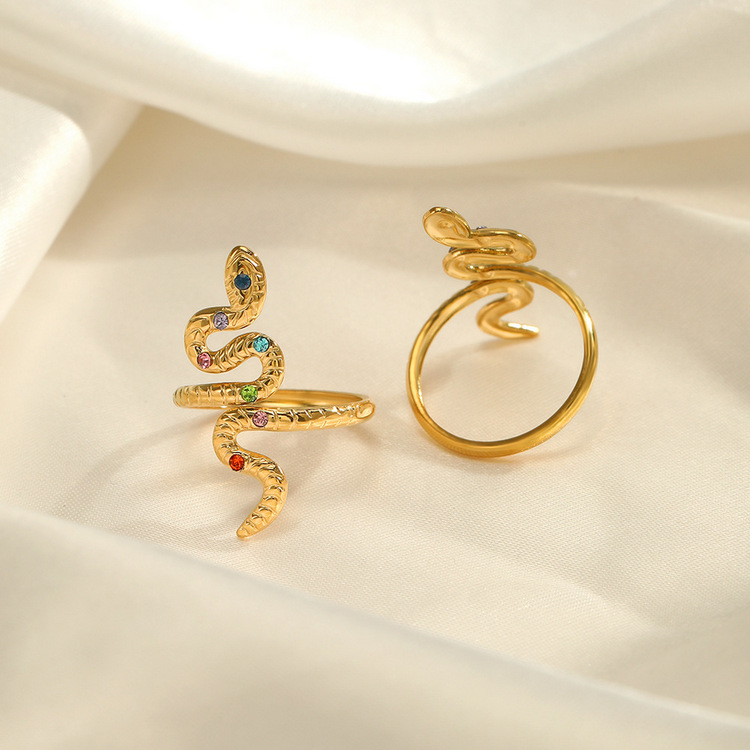 Snake Crystal Ring